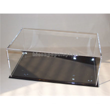 Einzelhandel Store Custom Clear Acryl Top Metall Basis Arbeitsplatte Wasserdichte Baseball Hat Display Case